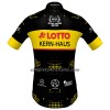 Completo Maglia + Pantaloncino con bretelle 2023 Lotto-Kern Haus Manica Corta Giallo Nero